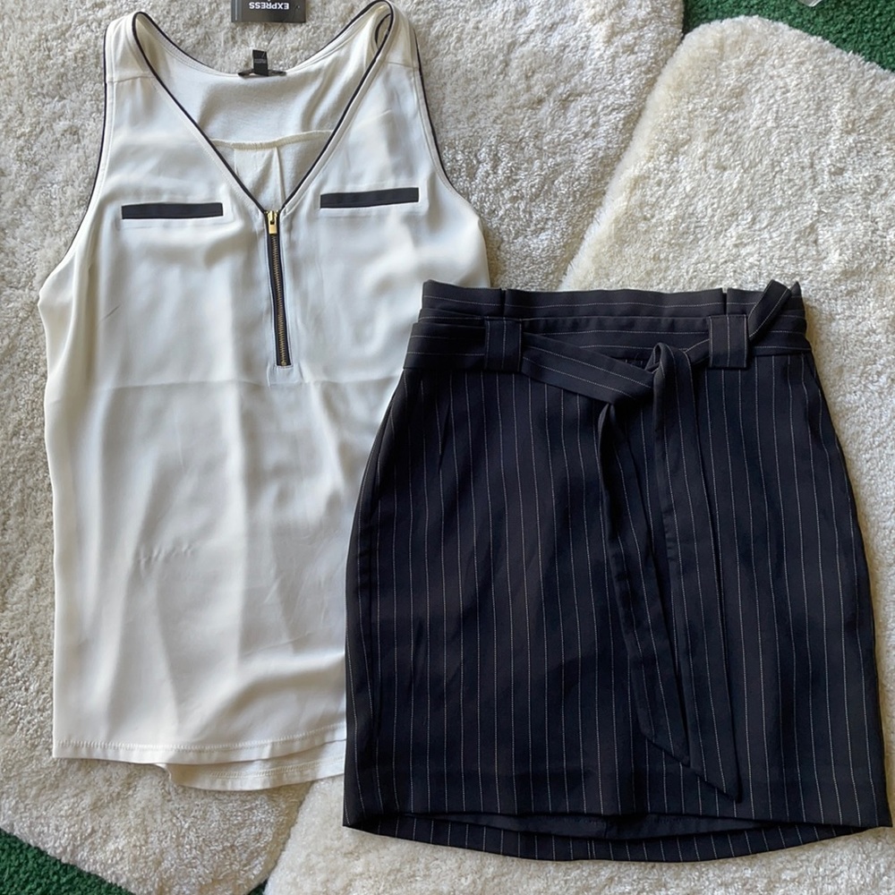 Professional Shirt and Skirt Set